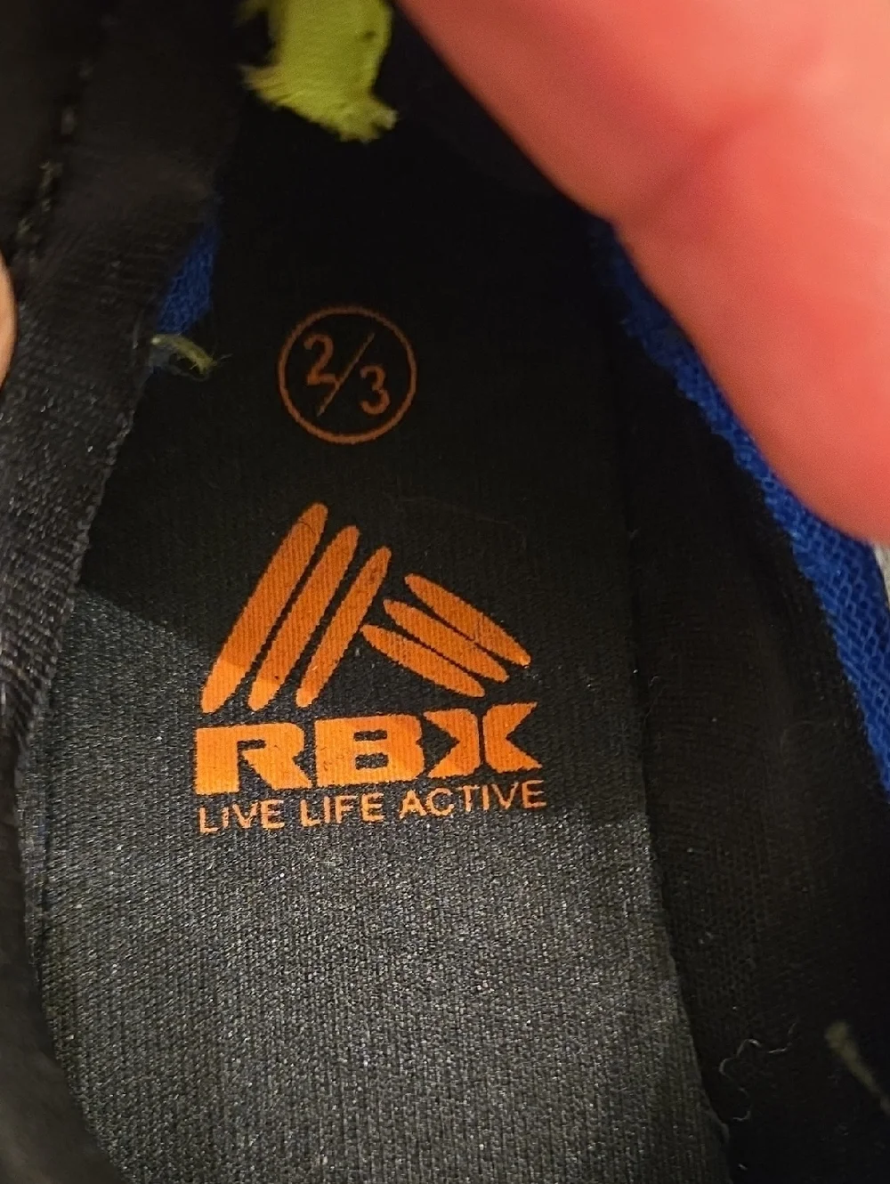 RBX Kids Water Shoes in Black, Blue & Lime Accent